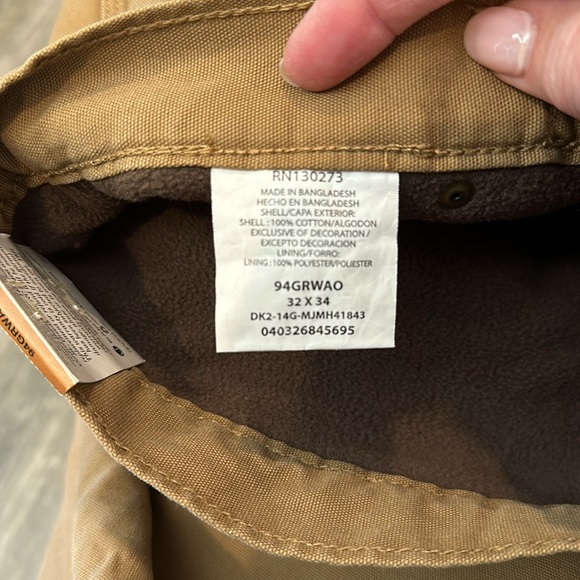 Men’s Wrangler fleece lined carpenter pants. - Picture 6 of 6